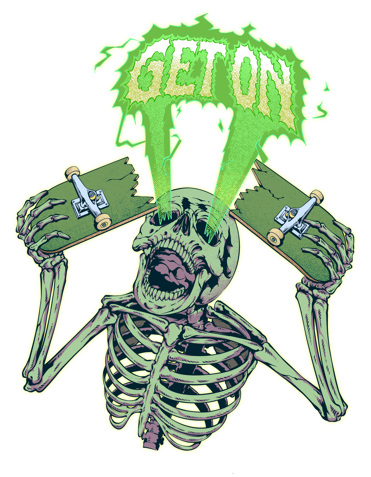 Skeleton Body Sticker