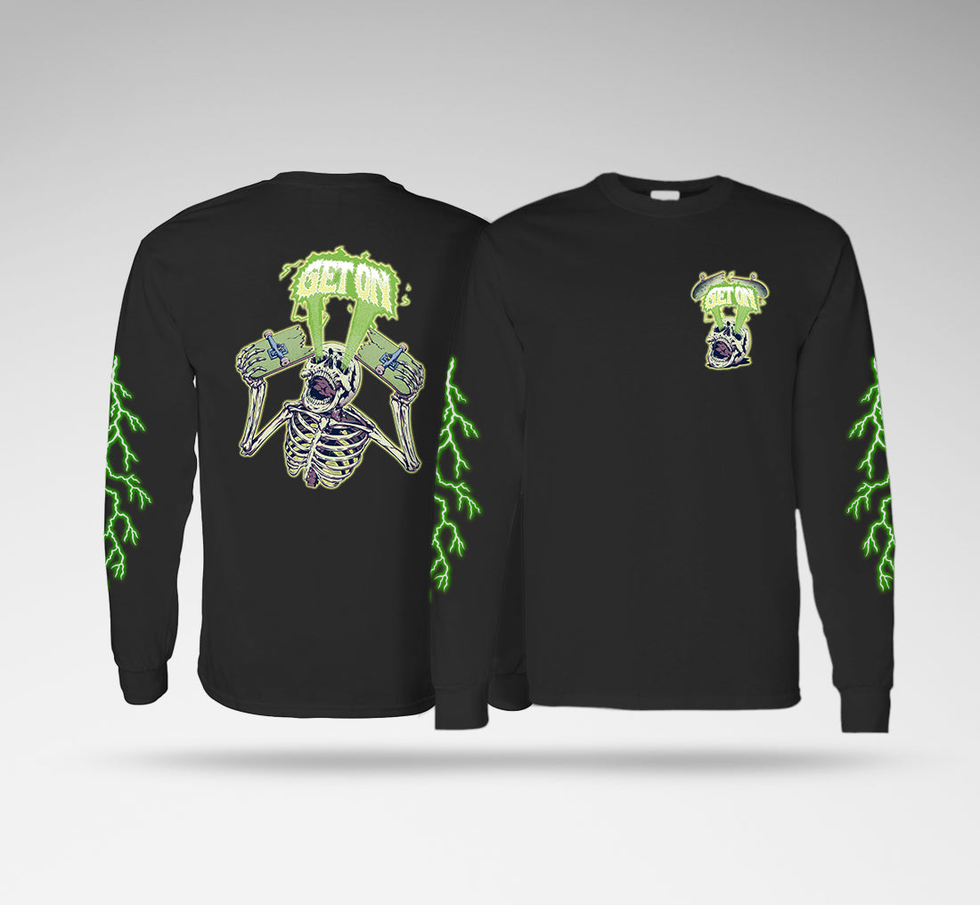Black Skeleton Long Sleeve