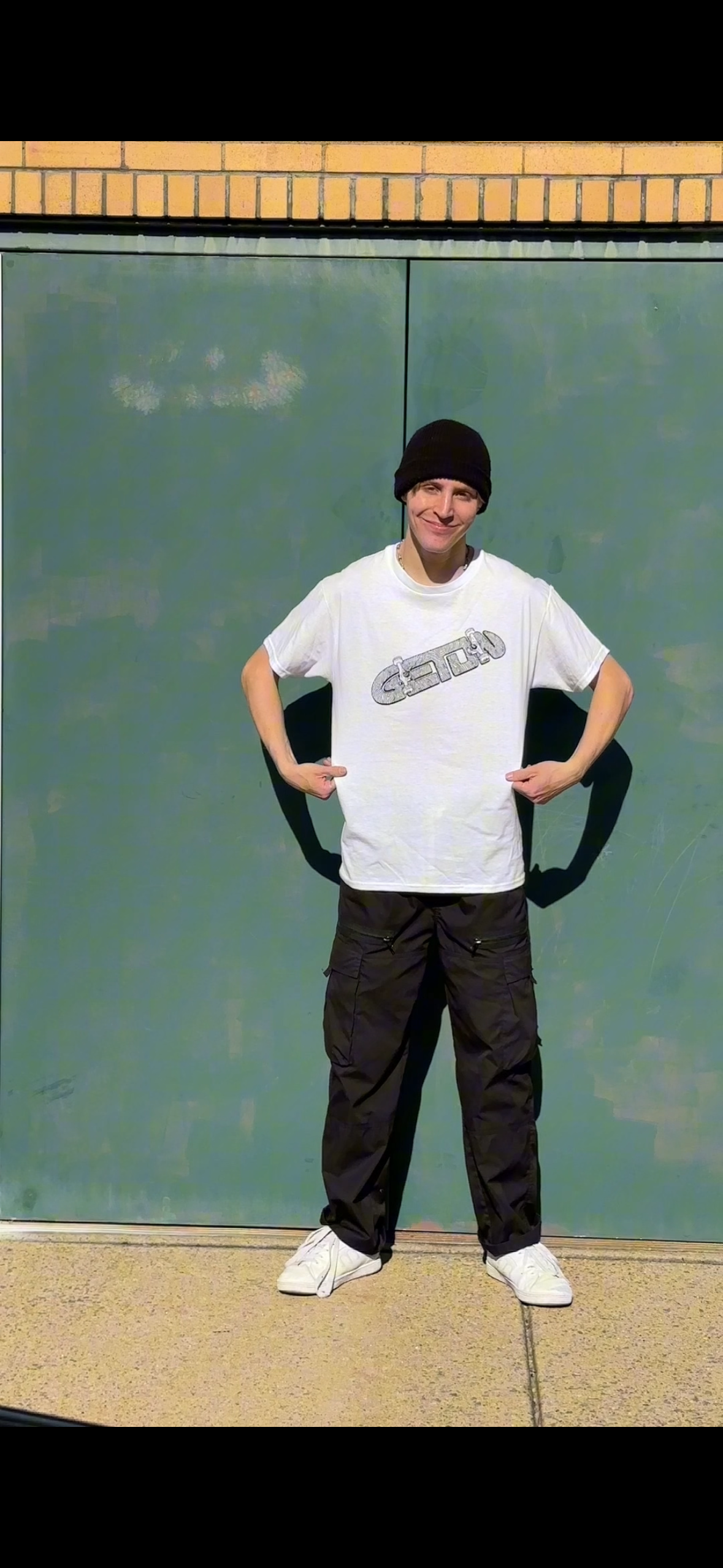 White Woodgrain T-Shirt