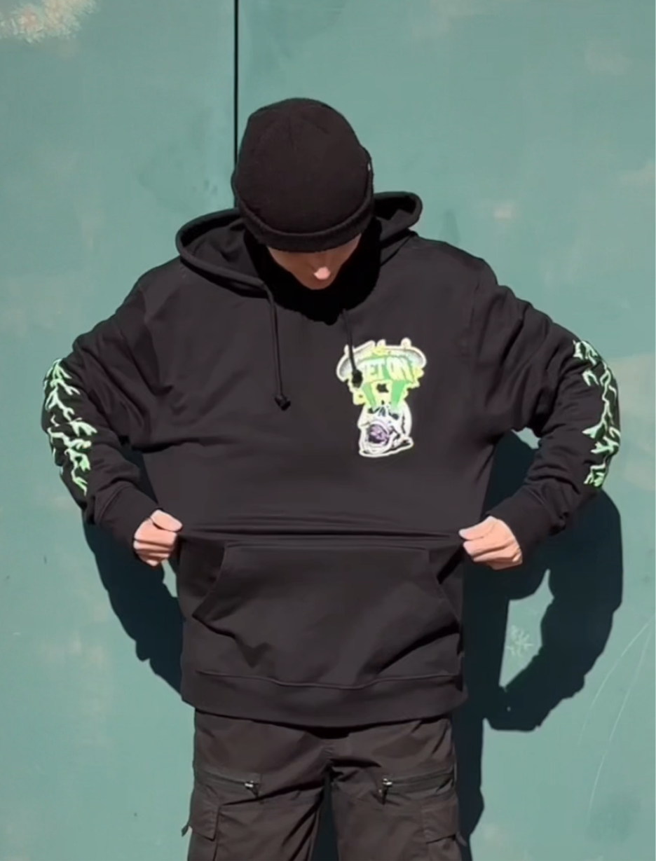 Black Skeleton Hoodie