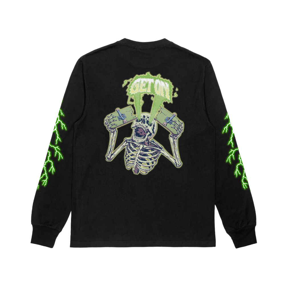 Black Skeleton Long Sleeve