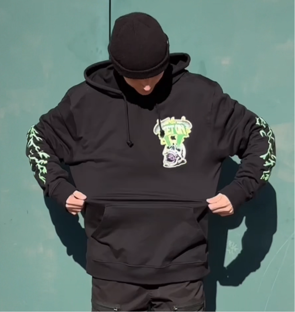 Black Skeleton Hoodie