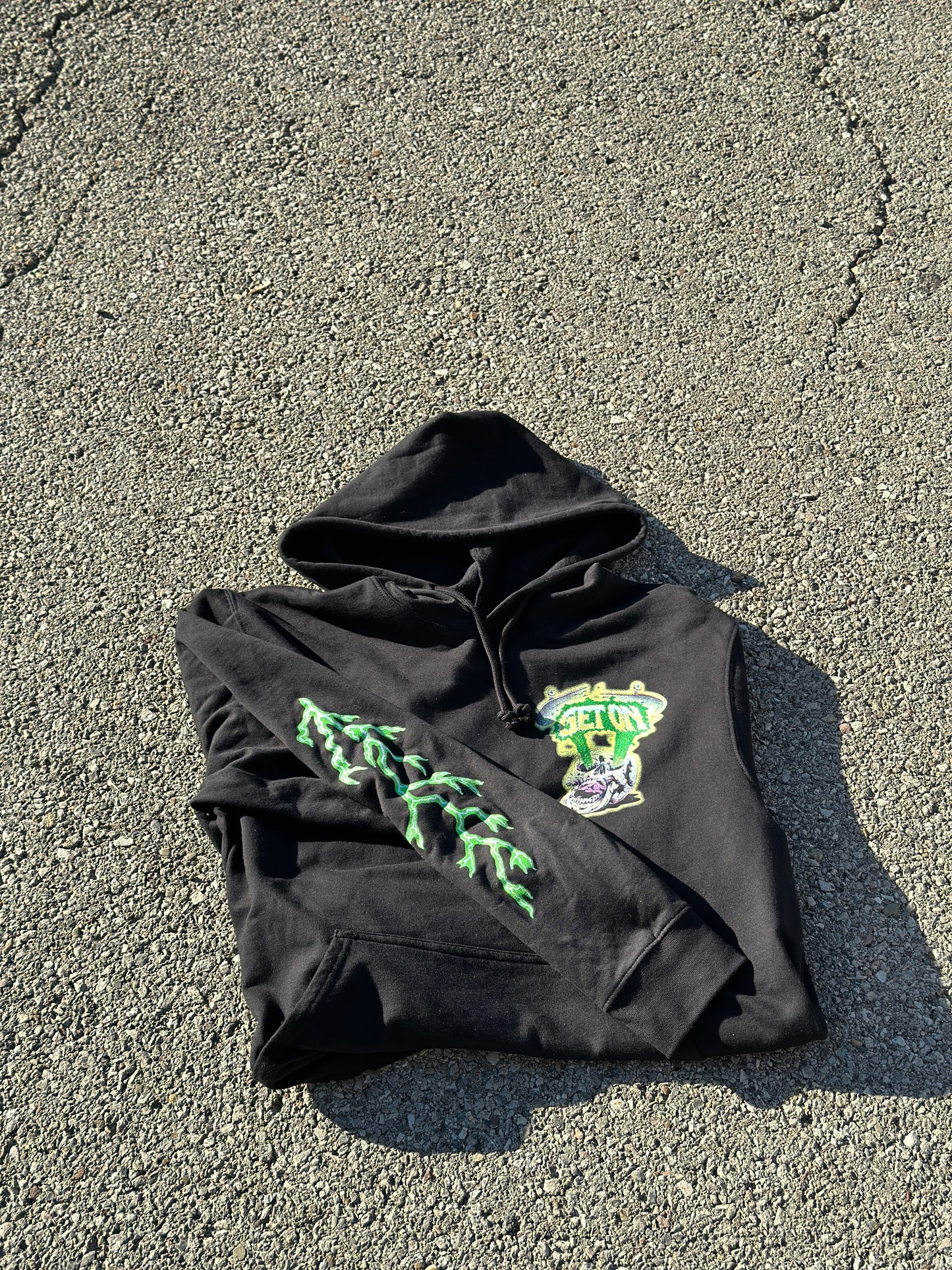 Black Skeleton Hoodie