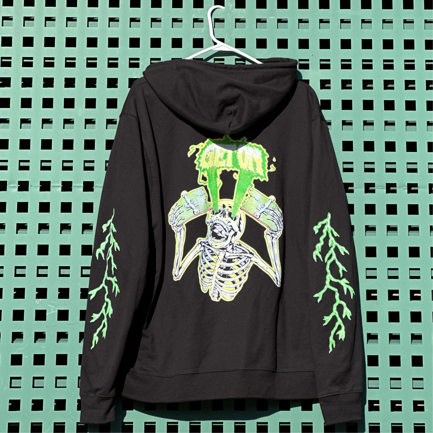 Black Skeleton Hoodie