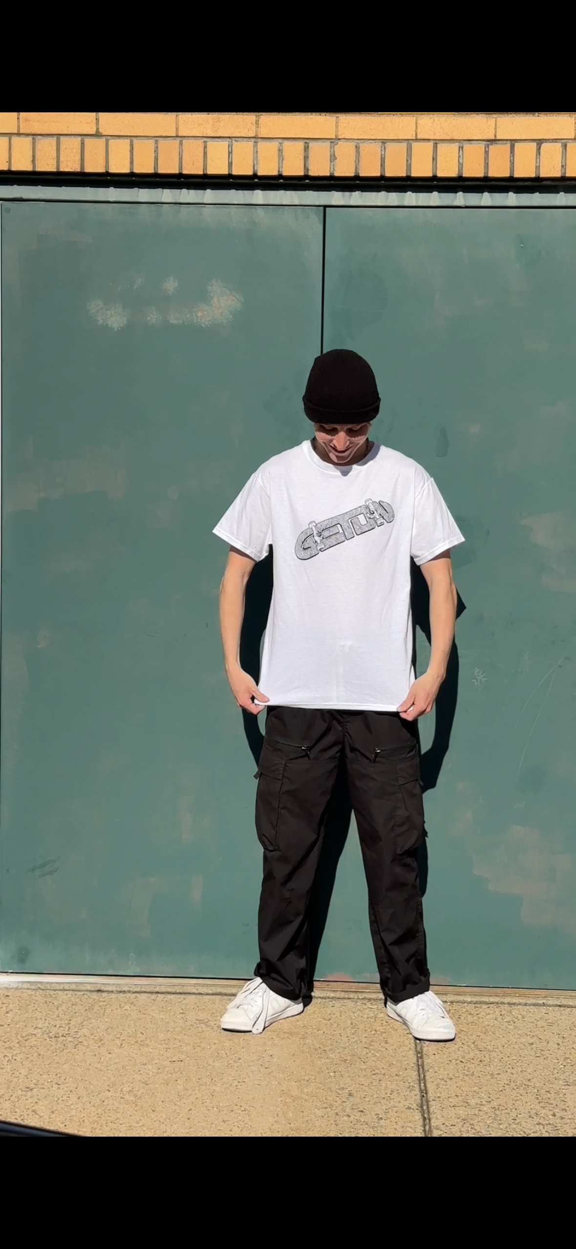 White Woodgrain T-Shirt