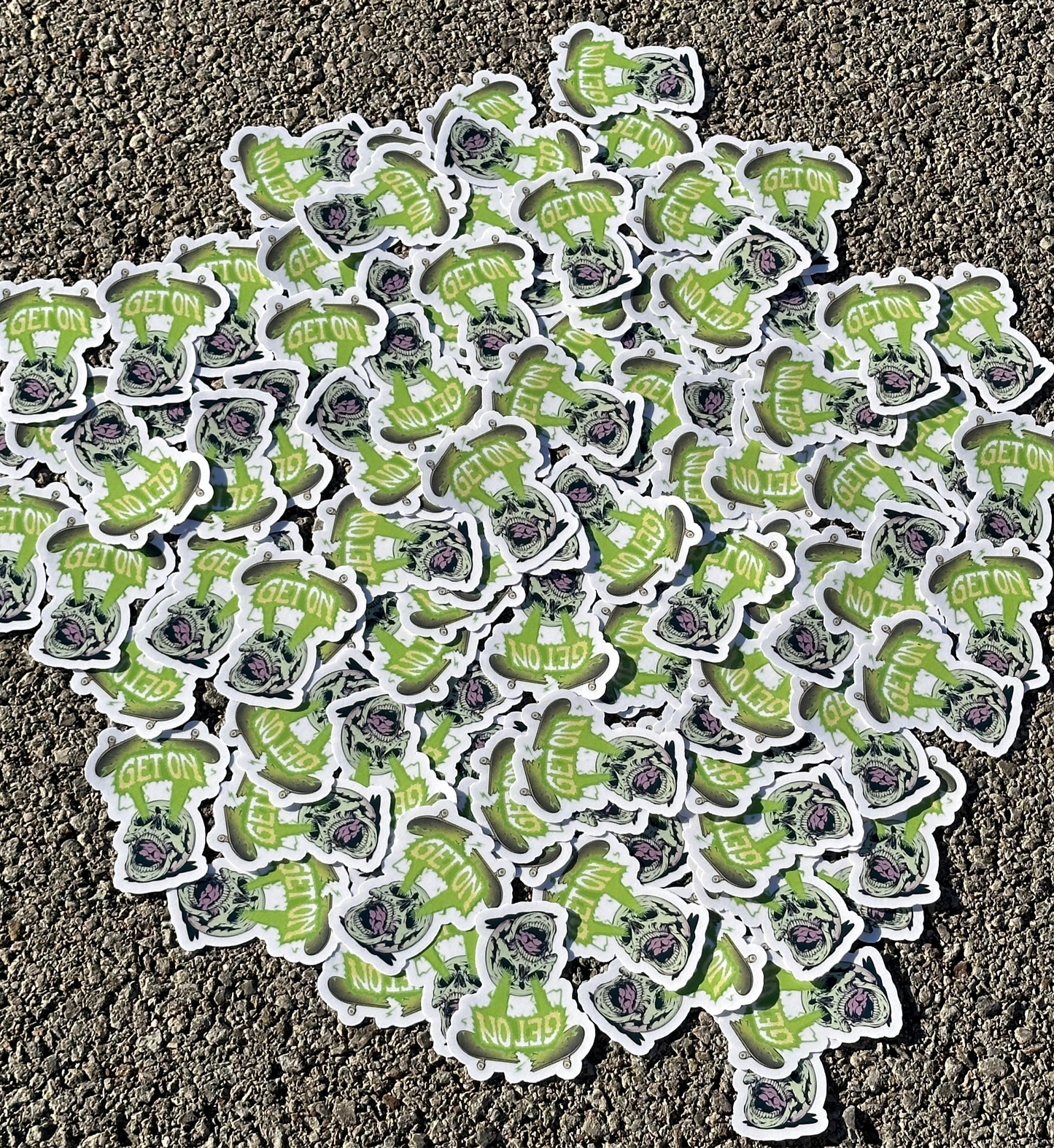 Skull Head Sticker