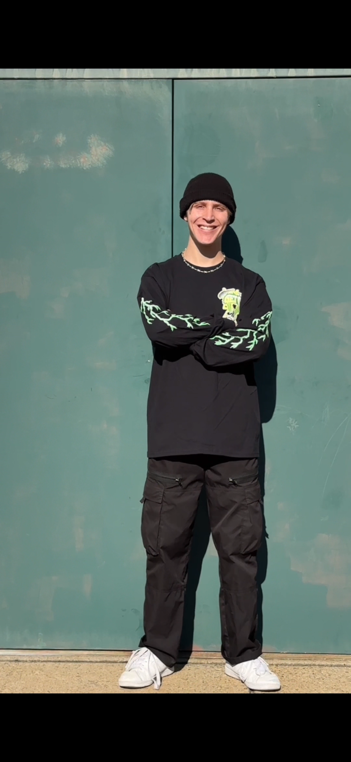 Black Skeleton Long Sleeve