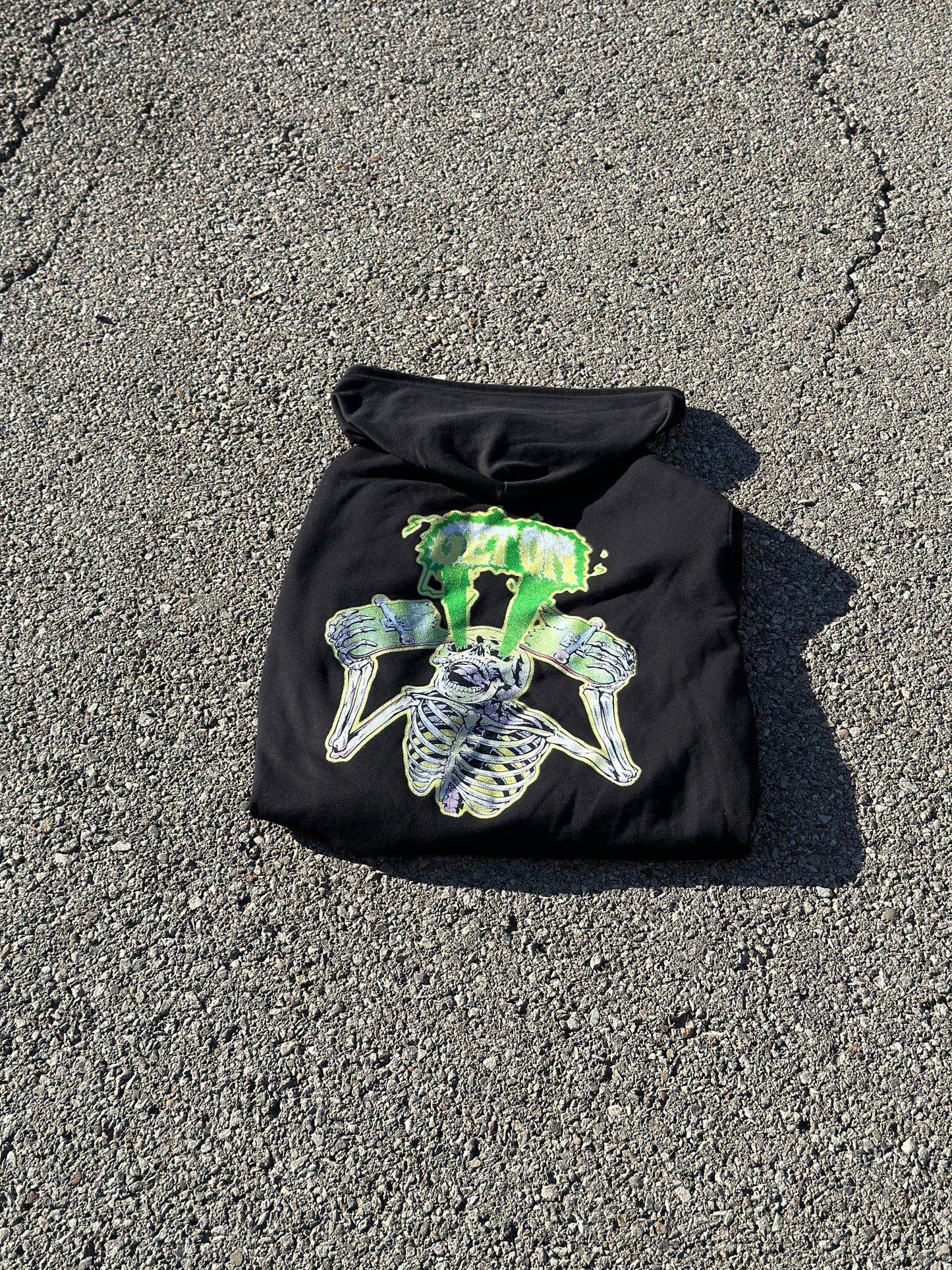 Black Skeleton Hoodie
