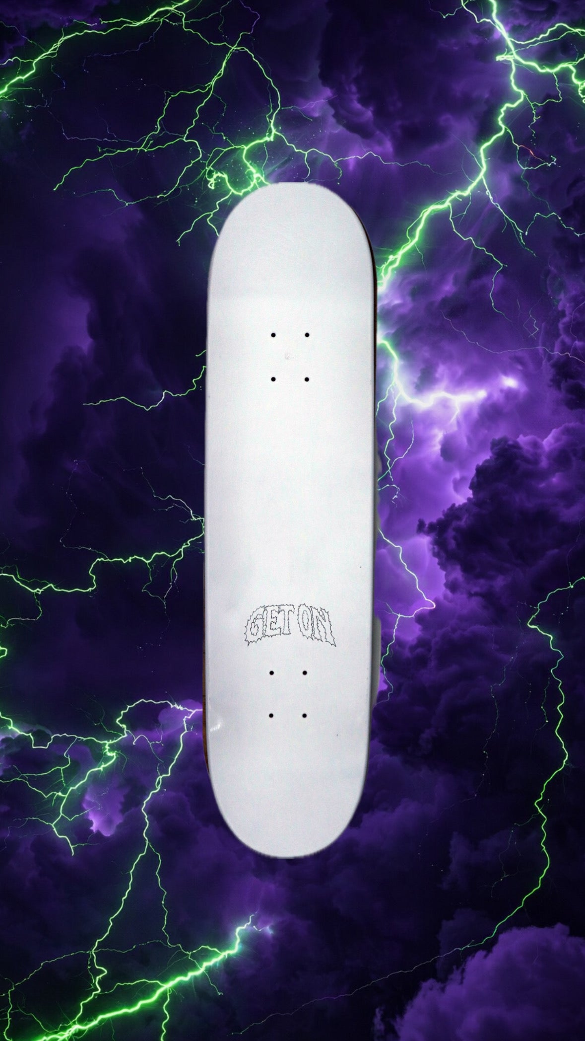 Skeleton Skateboard Deck