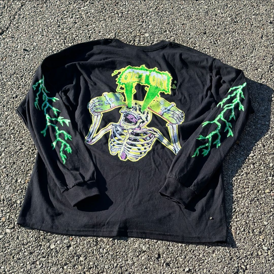 Black Skeleton Long Sleeve