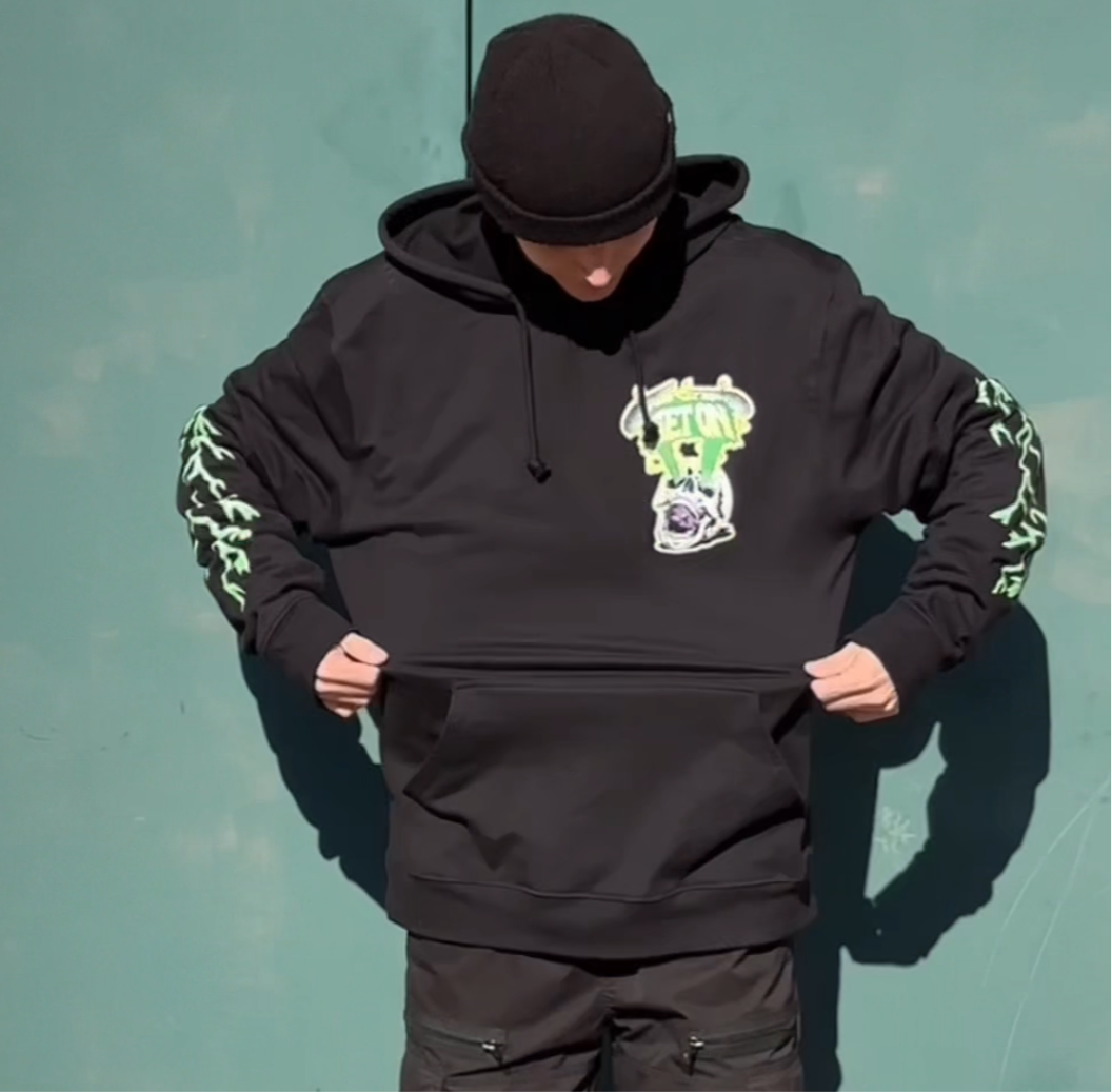 Black Skeleton Hoodie