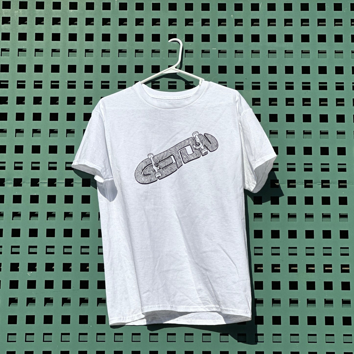 White Woodgrain T-Shirt