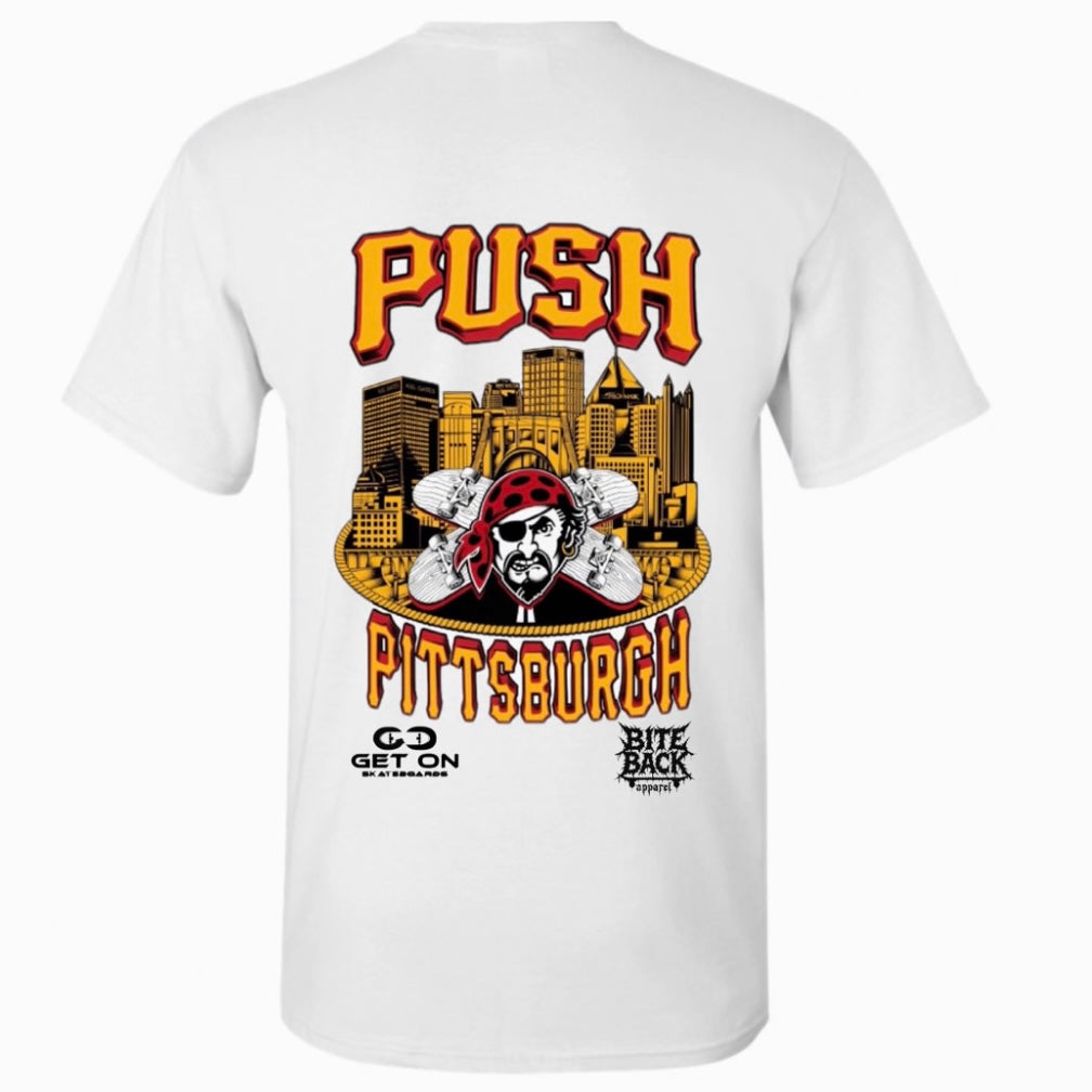 Push Pittsburgh Smoke Pocket Tee